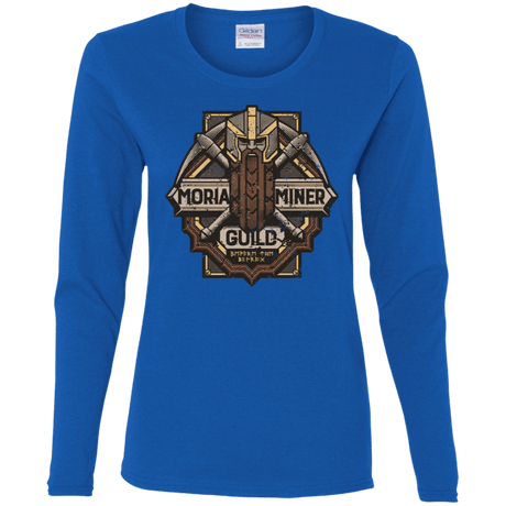 T-Shirts Royal / S Moria Miner Guild Women's Long Sleeve T-Shirt