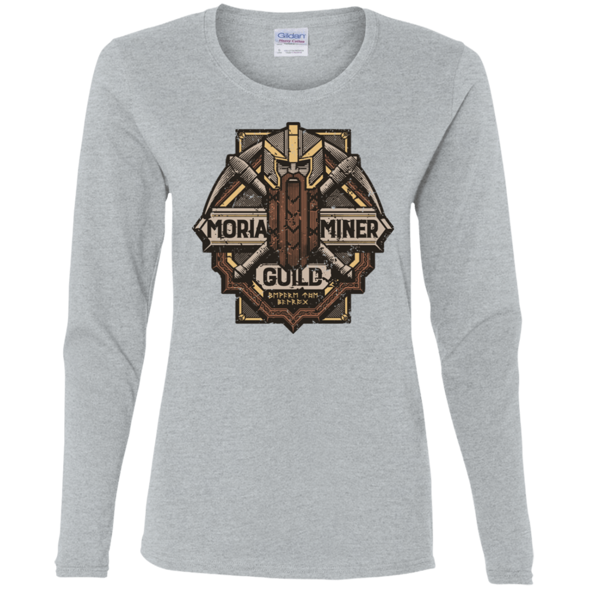 T-Shirts Sport Grey / S Moria Miner Guild Women's Long Sleeve T-Shirt