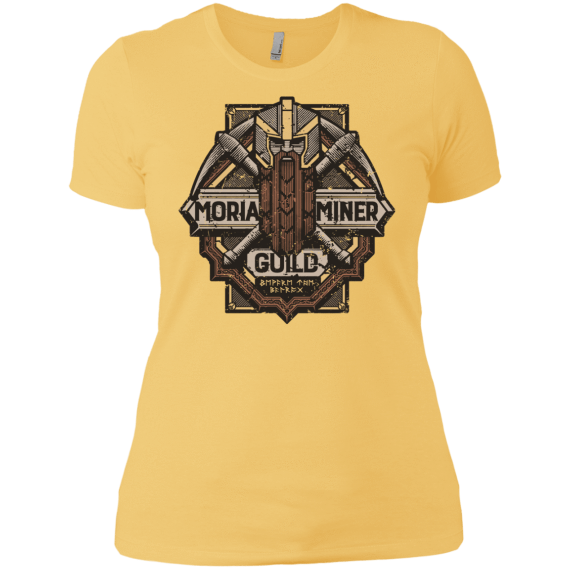 T-Shirts Banana Cream/ / X-Small Moria Miner Guild Women's Premium T-Shirt