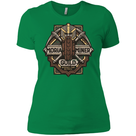 T-Shirts Kelly Green / X-Small Moria Miner Guild Women's Premium T-Shirt