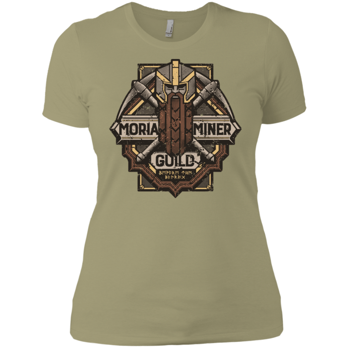 T-Shirts Light Olive / X-Small Moria Miner Guild Women's Premium T-Shirt
