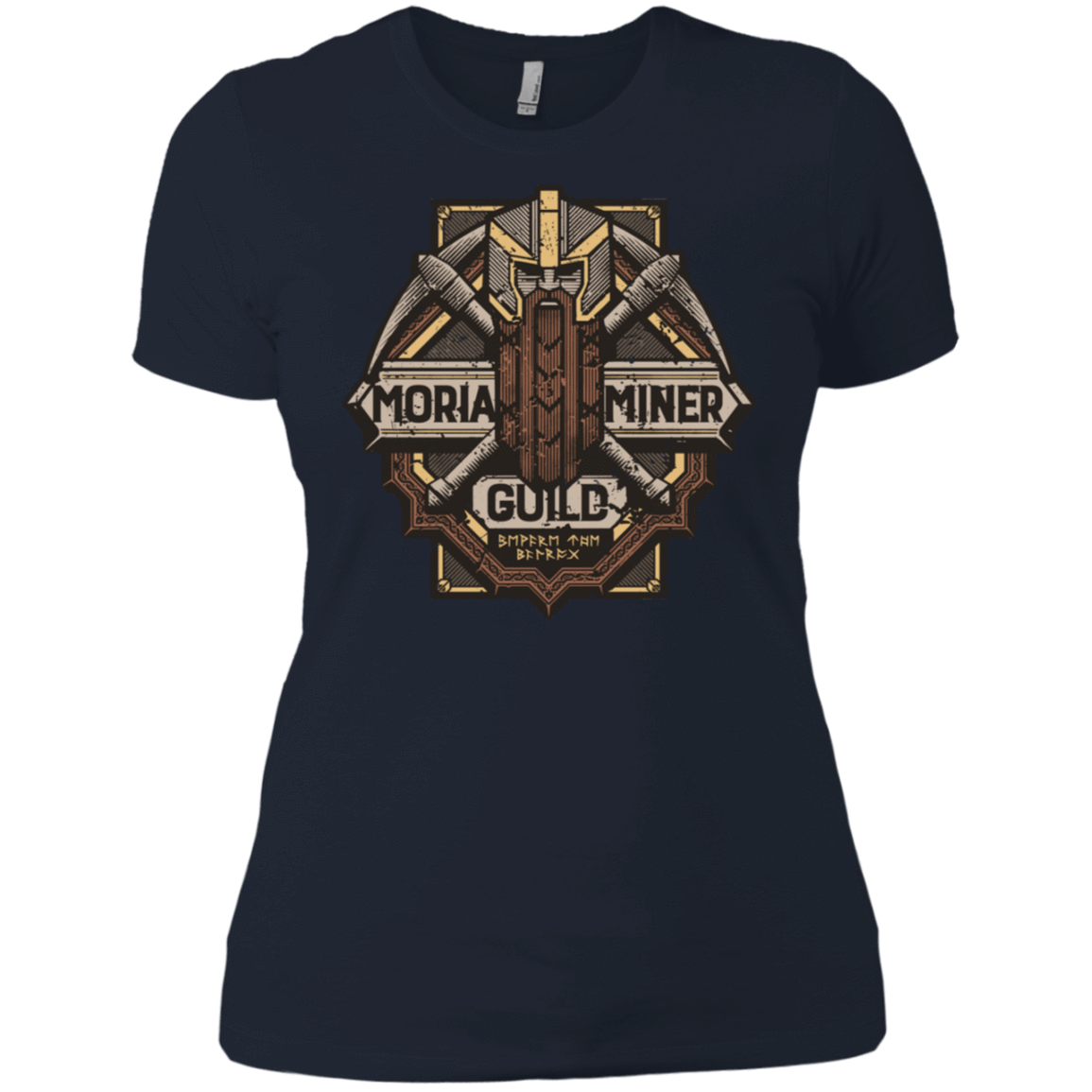 T-Shirts Midnight Navy / X-Small Moria Miner Guild Women's Premium T-Shirt