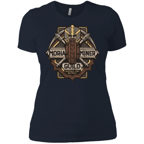 T-Shirts Midnight Navy / X-Small Moria Miner Guild Women's Premium T-Shirt