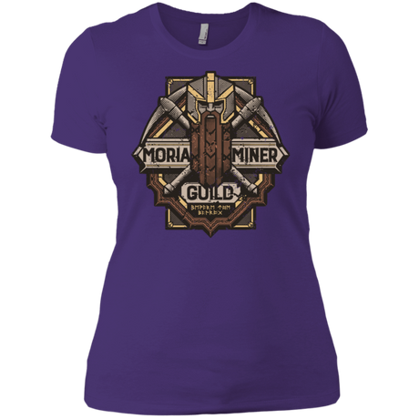 T-Shirts Purple Rush/ / X-Small Moria Miner Guild Women's Premium T-Shirt