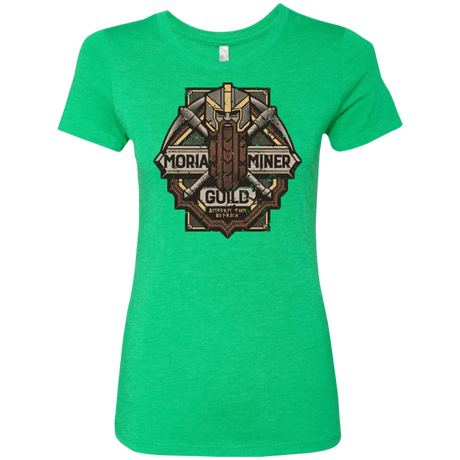 T-Shirts Envy / S Moria Miner Guild Women's Triblend T-Shirt