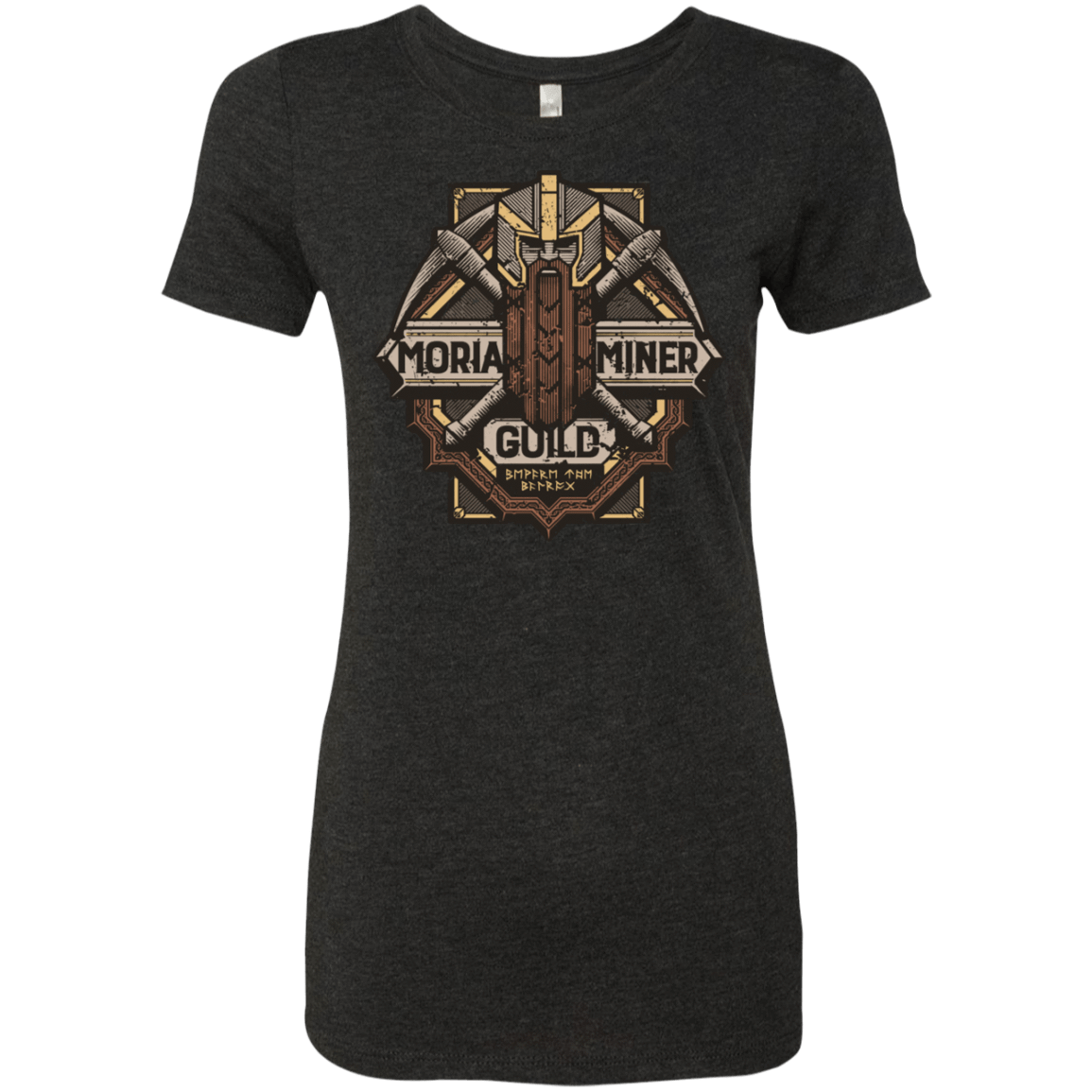 T-Shirts Vintage Black / S Moria Miner Guild Women's Triblend T-Shirt