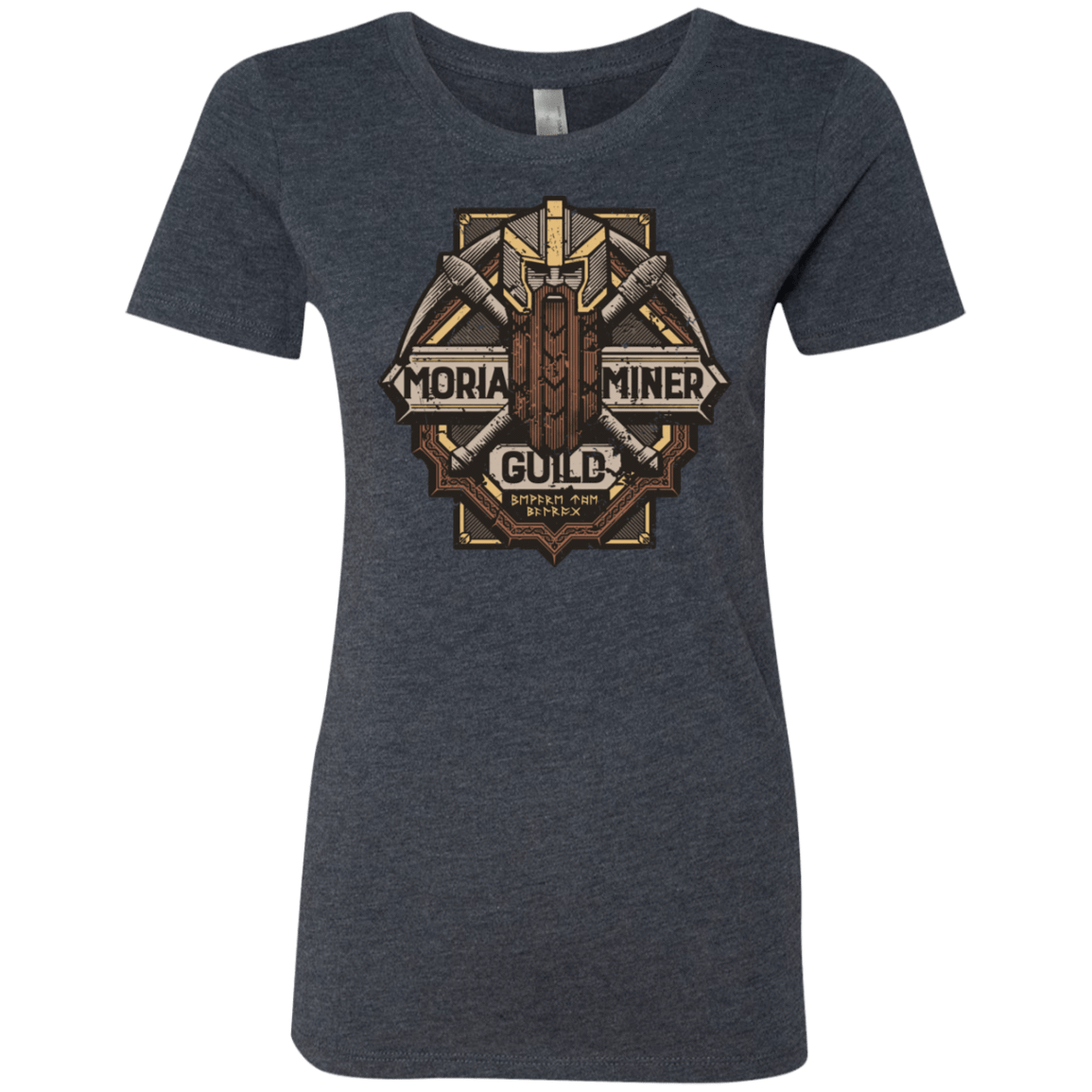 T-Shirts Vintage Navy / S Moria Miner Guild Women's Triblend T-Shirt