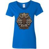 T-Shirts Royal / S Moria Miner Guild Women's V-Neck T-Shirt