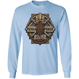 T-Shirts Light Blue / YS Moria Miner Guild Youth Long Sleeve T-Shirt