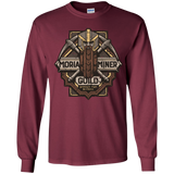 T-Shirts Maroon / YS Moria Miner Guild Youth Long Sleeve T-Shirt