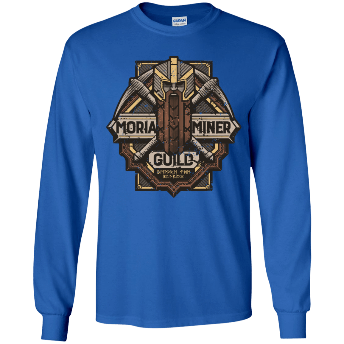 T-Shirts Royal / YS Moria Miner Guild Youth Long Sleeve T-Shirt