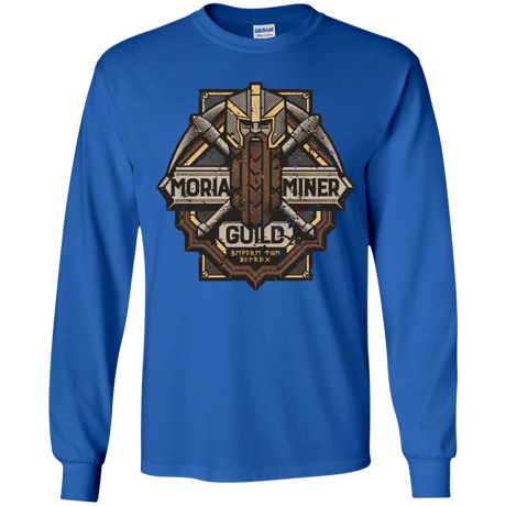 T-Shirts Royal / YS Moria Miner Guild Youth Long Sleeve T-Shirt