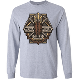 T-Shirts Sport Grey / YS Moria Miner Guild Youth Long Sleeve T-Shirt