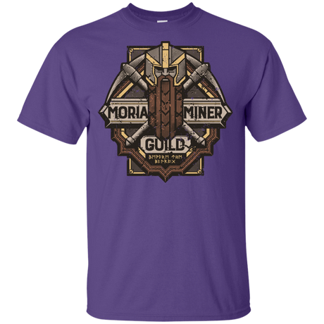 T-Shirts Purple / YXS Moria Miner Guild Youth T-Shirt