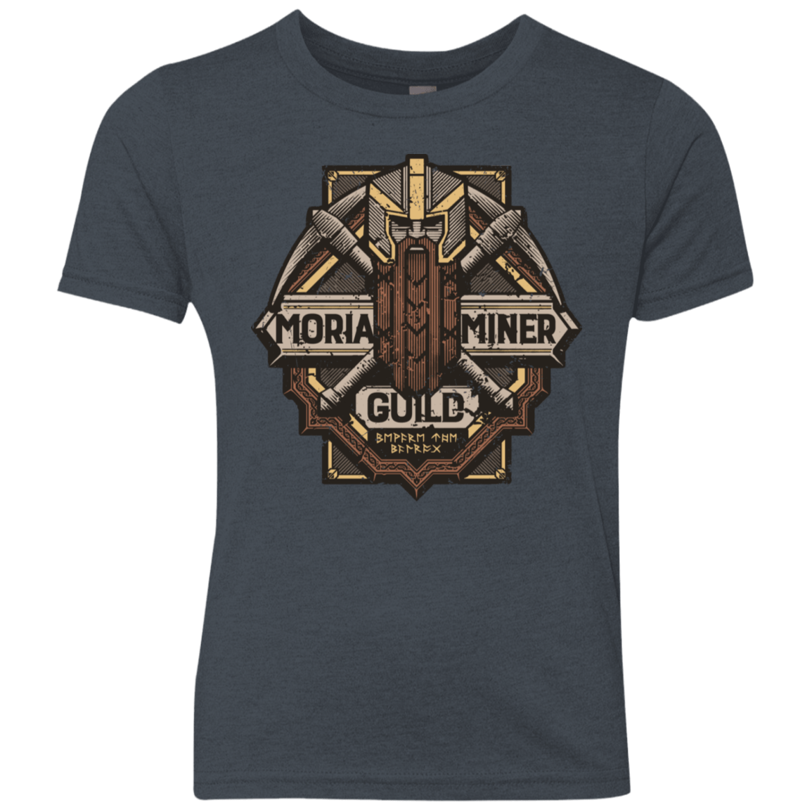 T-Shirts Vintage Navy / YXS Moria Miner Guild Youth Triblend T-Shirt