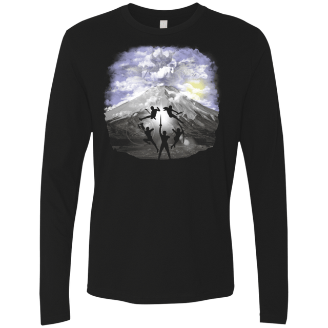 T-Shirts Black / Small Morphin' and Fightin' Men's Premium Long Sleeve