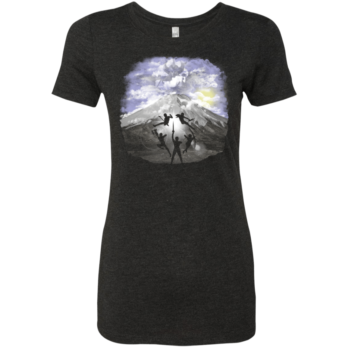 T-Shirts Vintage Black / Small Morphin' and Fightin' Women's Triblend T-Shirt