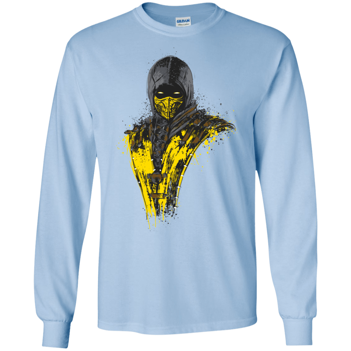 T-Shirts Light Blue / S Mortal Fire Men's Long Sleeve T-Shirt