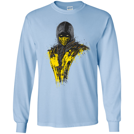 T-Shirts Light Blue / S Mortal Fire Men's Long Sleeve T-Shirt