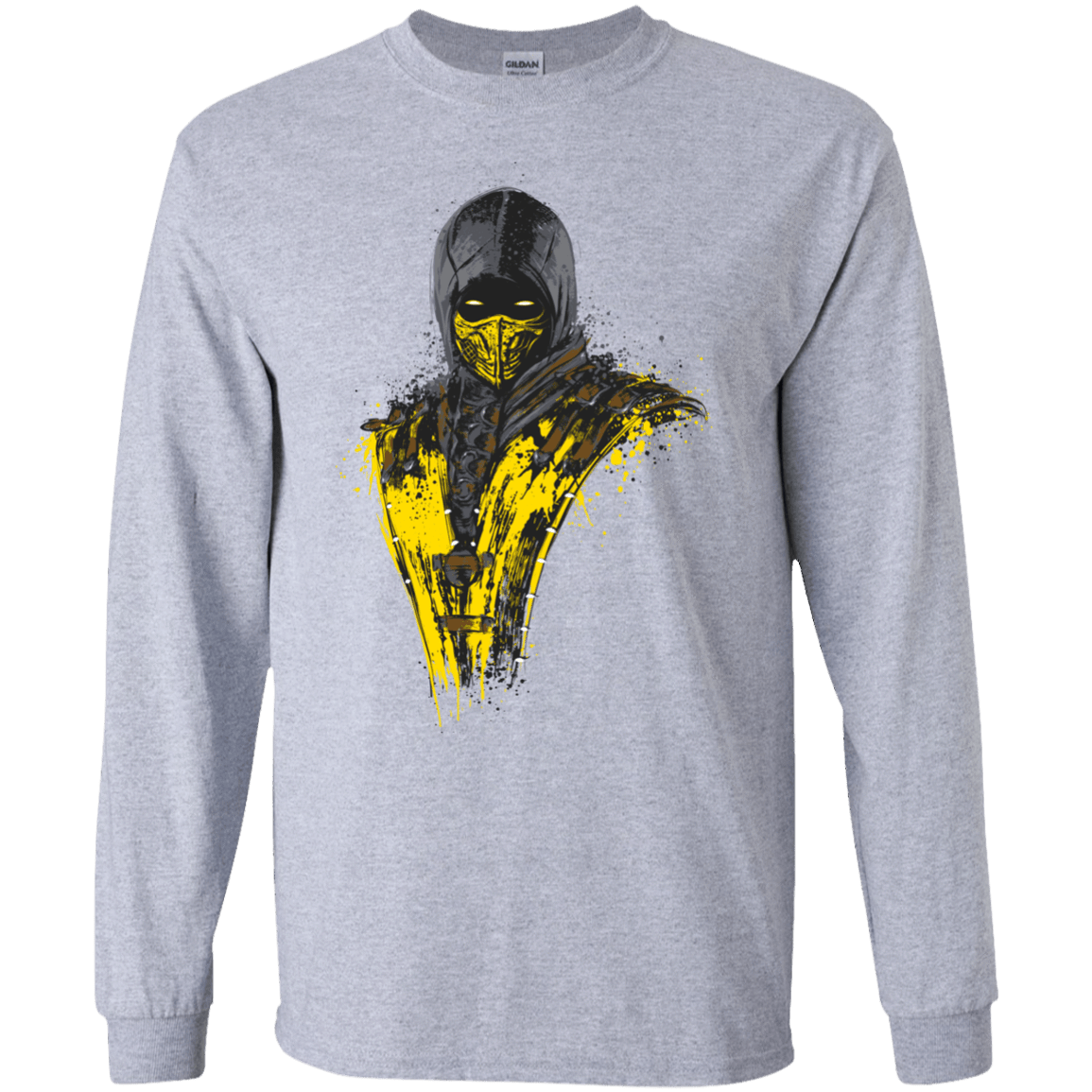 T-Shirts Sport Grey / S Mortal Fire Men's Long Sleeve T-Shirt