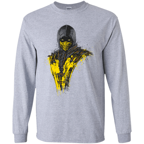 T-Shirts Sport Grey / S Mortal Fire Men's Long Sleeve T-Shirt