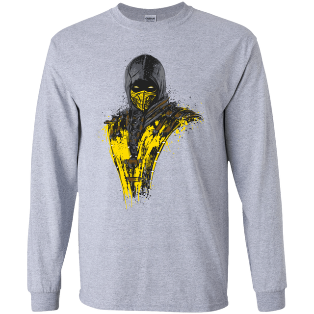 T-Shirts Sport Grey / S Mortal Fire Men's Long Sleeve T-Shirt