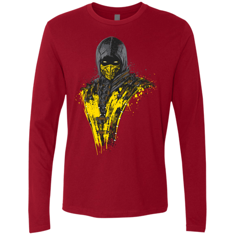 T-Shirts Cardinal / S Mortal Fire Men's Premium Long Sleeve