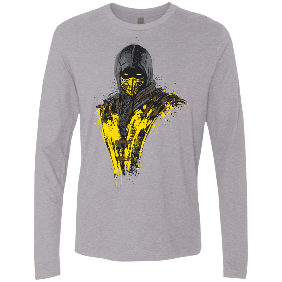 T-Shirts Heather Grey / S Mortal Fire Men's Premium Long Sleeve