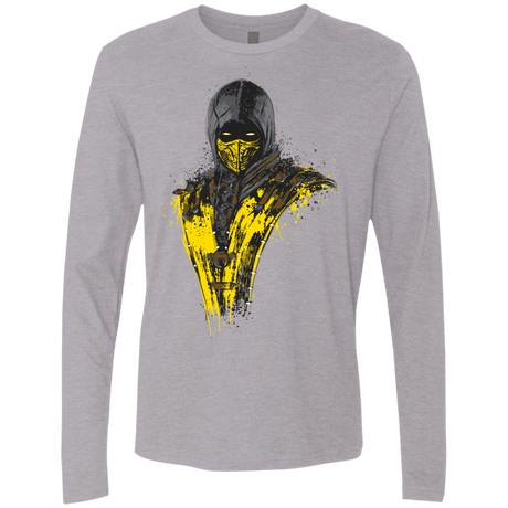 T-Shirts Heather Grey / S Mortal Fire Men's Premium Long Sleeve