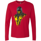 T-Shirts Red / S Mortal Fire Men's Premium Long Sleeve
