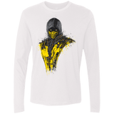 T-Shirts White / S Mortal Fire Men's Premium Long Sleeve