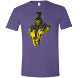 T-Shirts Heather Purple / S Mortal Fire Men's Semi-Fitted Softstyle