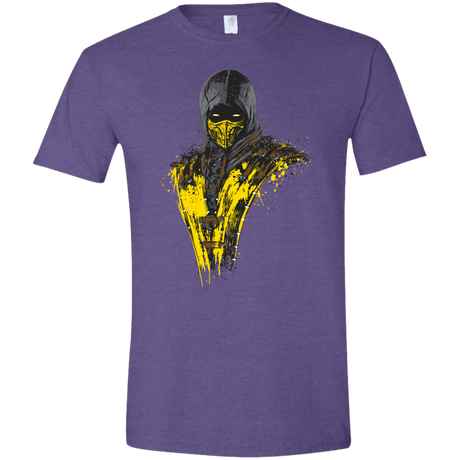 T-Shirts Heather Purple / S Mortal Fire Men's Semi-Fitted Softstyle