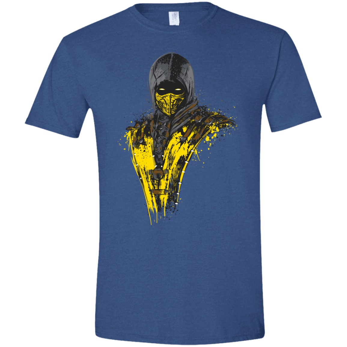 T-Shirts Heather Royal / X-Small Mortal Fire Men's Semi-Fitted Softstyle