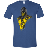 T-Shirts Heather Royal / X-Small Mortal Fire Men's Semi-Fitted Softstyle