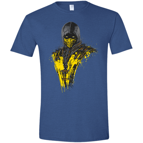 T-Shirts Heather Royal / X-Small Mortal Fire Men's Semi-Fitted Softstyle