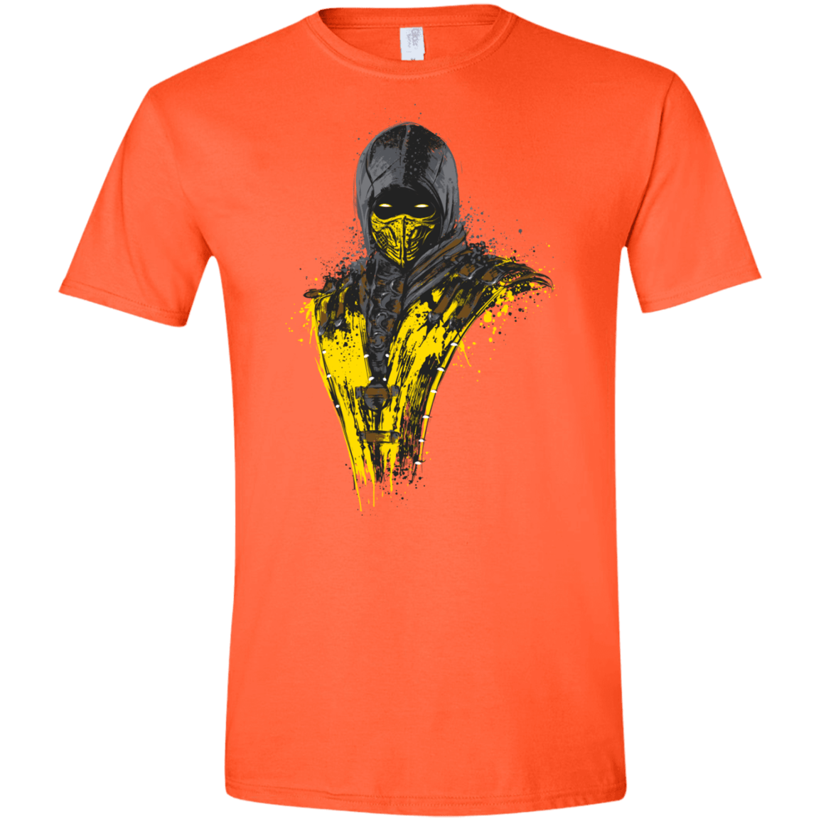 T-Shirts Orange / S Mortal Fire Men's Semi-Fitted Softstyle
