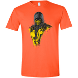 T-Shirts Orange / S Mortal Fire Men's Semi-Fitted Softstyle