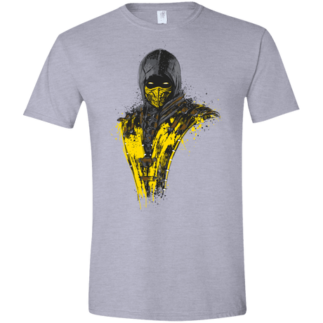 T-Shirts Sport Grey / X-Small Mortal Fire Men's Semi-Fitted Softstyle