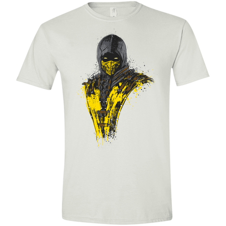 T-Shirts White / X-Small Mortal Fire Men's Semi-Fitted Softstyle