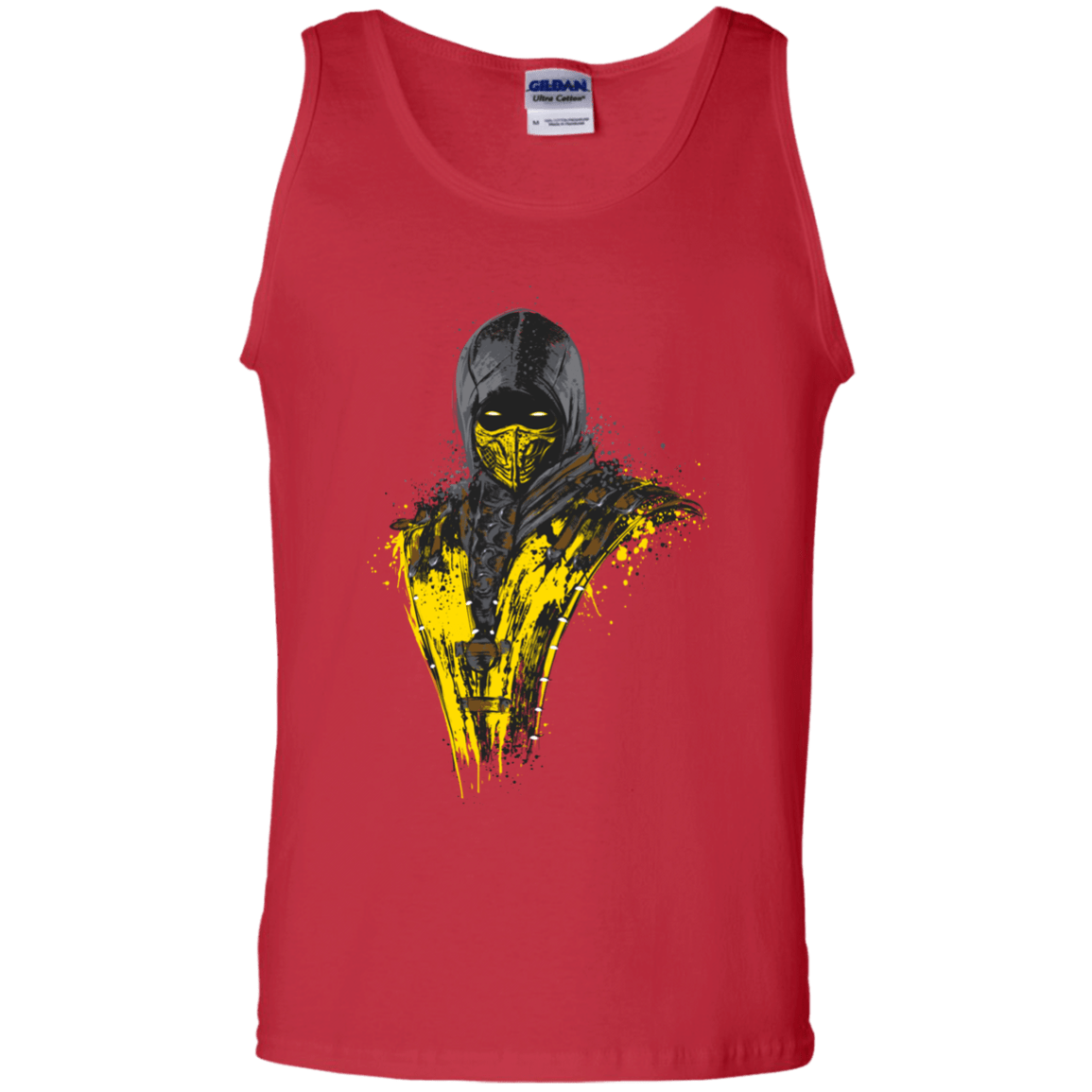 T-Shirts Red / S Mortal Fire Men's Tank Top