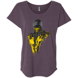 T-Shirts Vintage Purple / X-Small Mortal Fire Triblend Dolman Sleeve