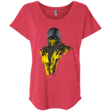 T-Shirts Vintage Red / X-Small Mortal Fire Triblend Dolman Sleeve