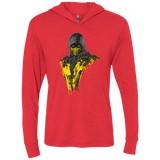 T-Shirts Vintage Red / X-Small Mortal Fire Triblend Long Sleeve Hoodie Tee