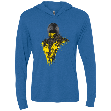 T-Shirts Vintage Royal / X-Small Mortal Fire Triblend Long Sleeve Hoodie Tee