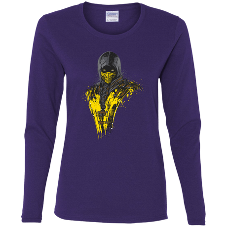 T-Shirts Purple / S Mortal Fire Women's Long Sleeve T-Shirt