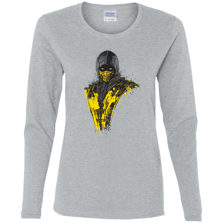 T-Shirts Sport Grey / S Mortal Fire Women's Long Sleeve T-Shirt