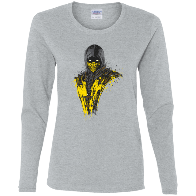 T-Shirts Sport Grey / S Mortal Fire Women's Long Sleeve T-Shirt