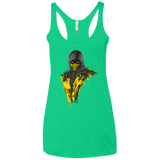 T-Shirts Envy / X-Small Mortal Fire Women's Triblend Racerback Tank