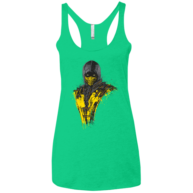 T-Shirts Envy / X-Small Mortal Fire Women's Triblend Racerback Tank